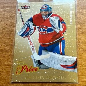 2008-09 Fleer Ultra Carey Price Gold Medallion Hockey Card #33
